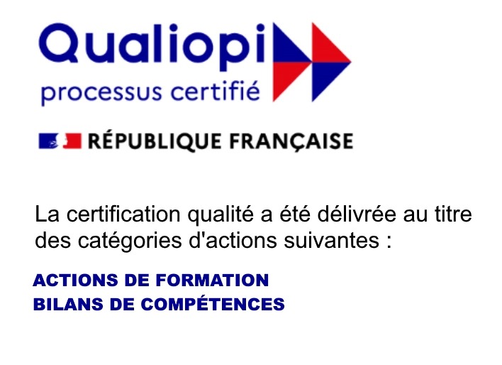 Qualiopi, processus certifié — Actions de formation et Bilans de compétences